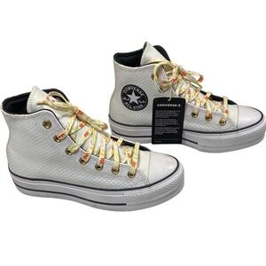 NWT Converse Chuck Taylor All Star Lift Platform High Top Paint Splatter Women 7